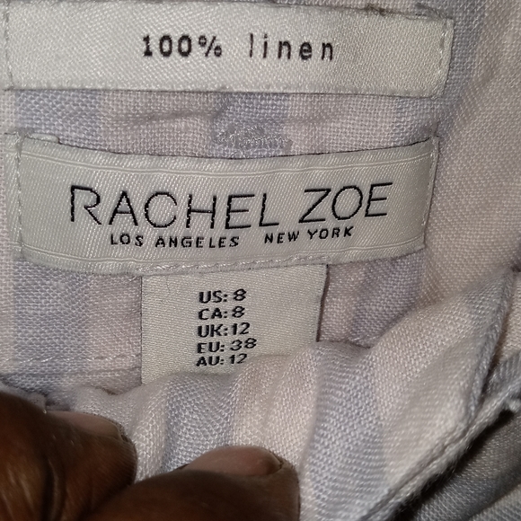Rachel Zoe Stripped Wide Leg Pant. - Picture 7 of 8